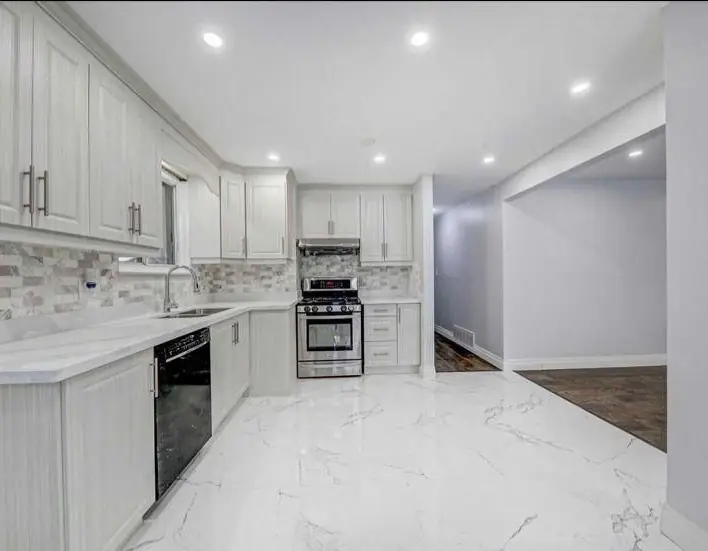Kitchen finished in white