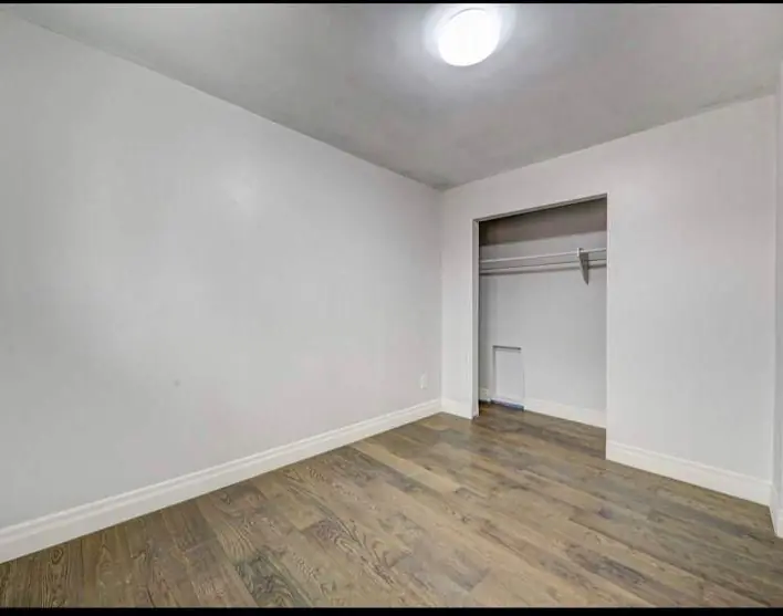 Bedroom and closet, freshly painted
