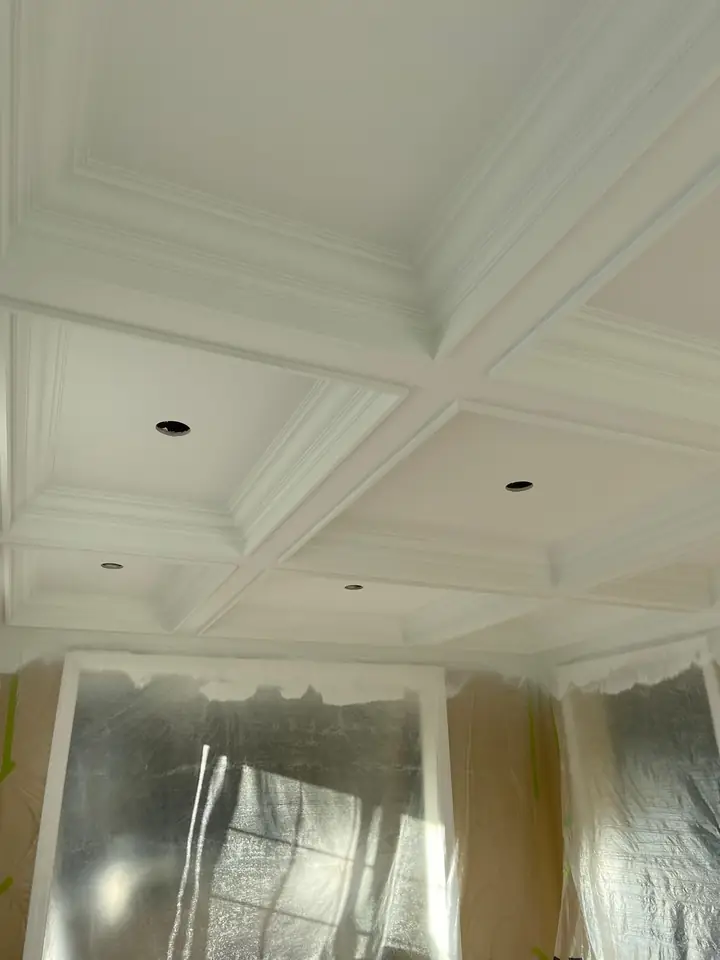 Ceiling being repainted white