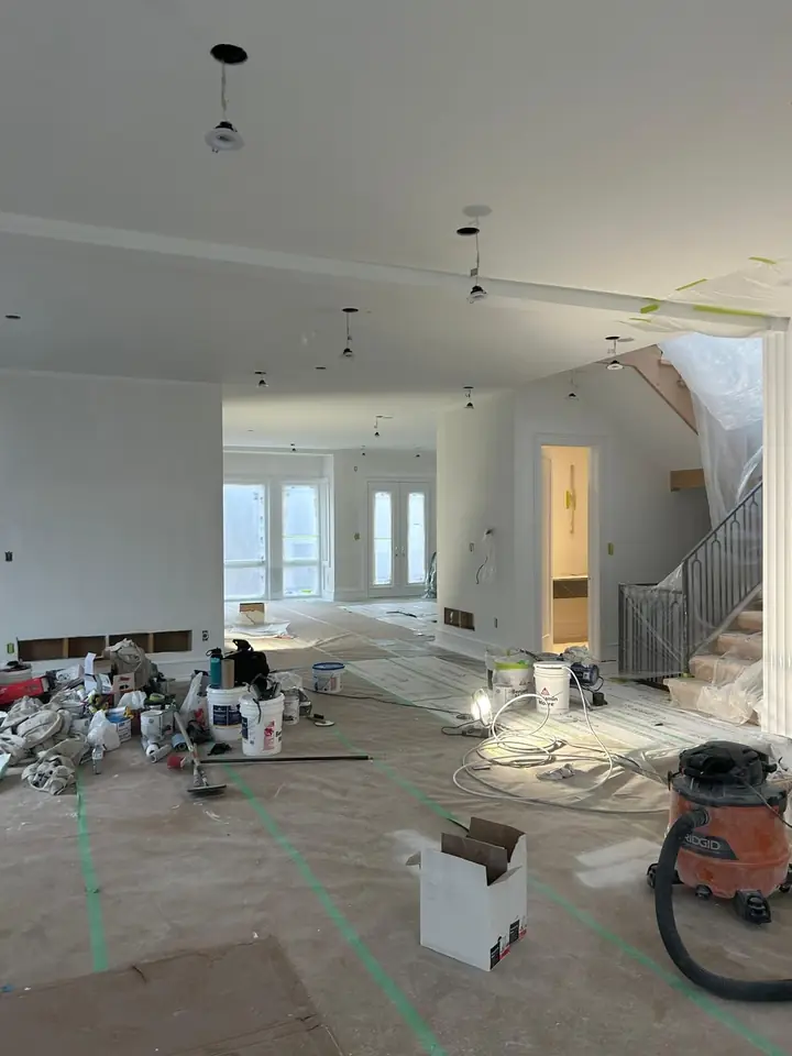 Post-construction vacuuming